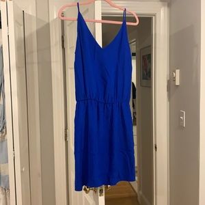 Amanda Uprichard Royal Blue Cocktail Dress - size medium